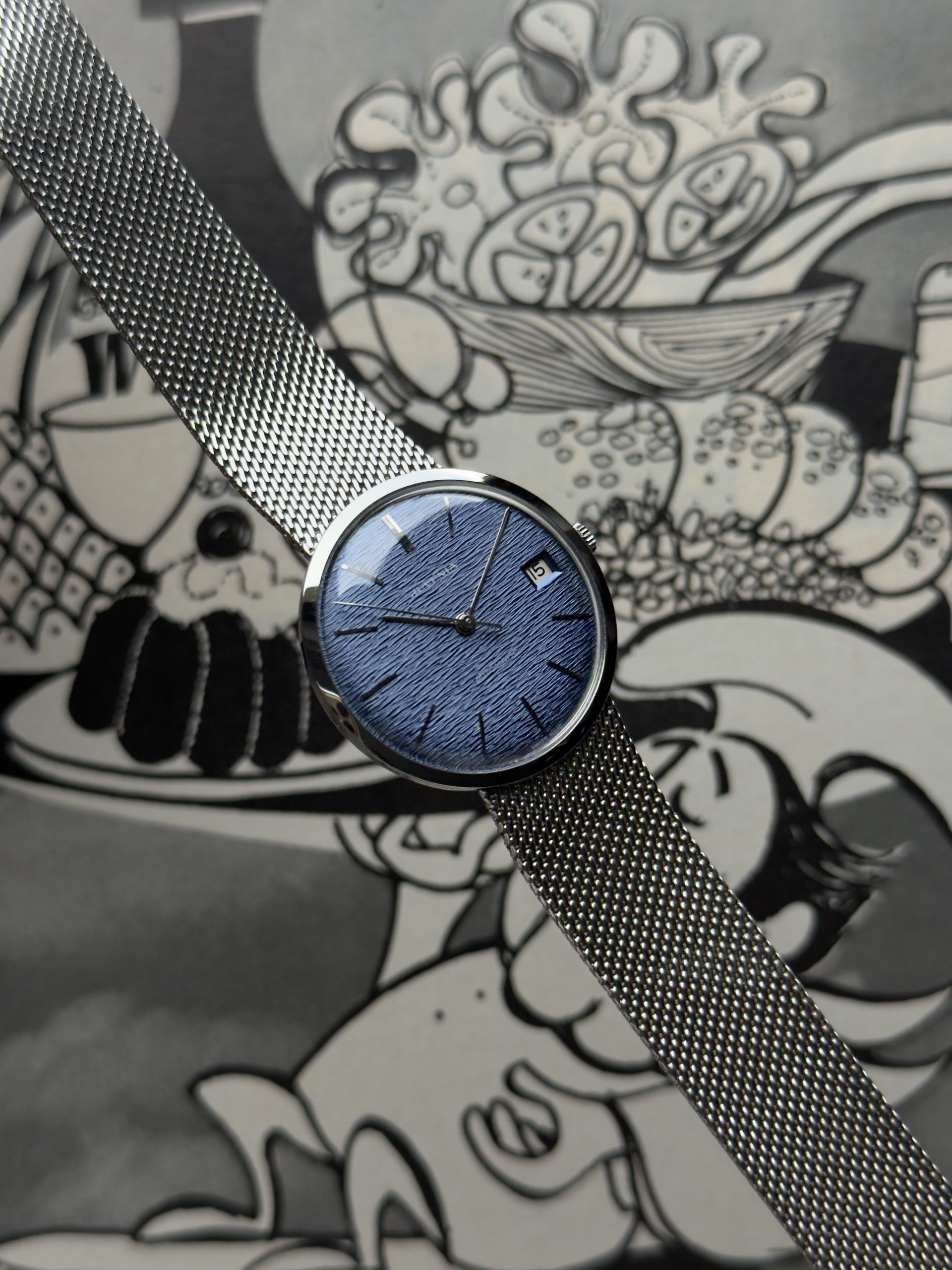 Juvenia Slimatic cadran bleu